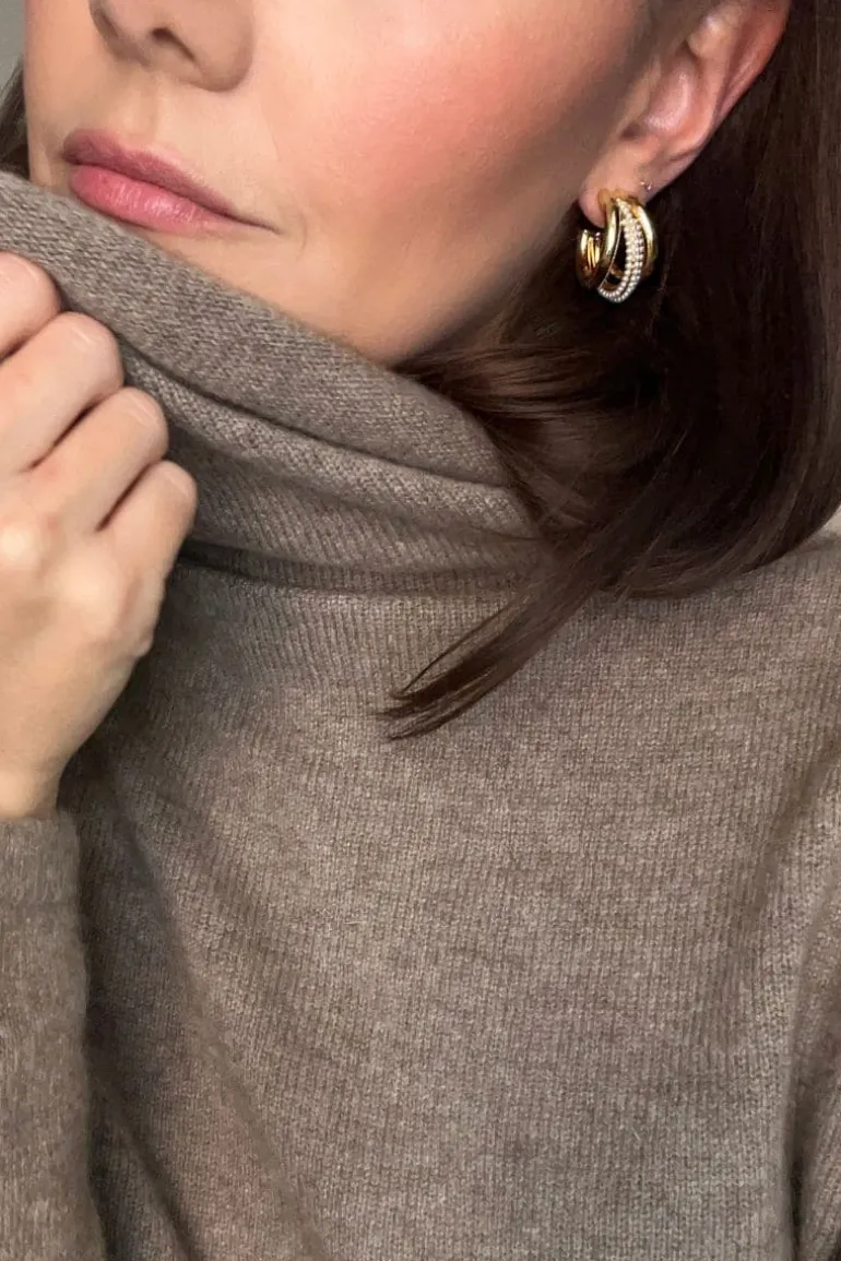 Earrings<CULT MIA PEARL CLAW EARRINGS Gold/Pearl