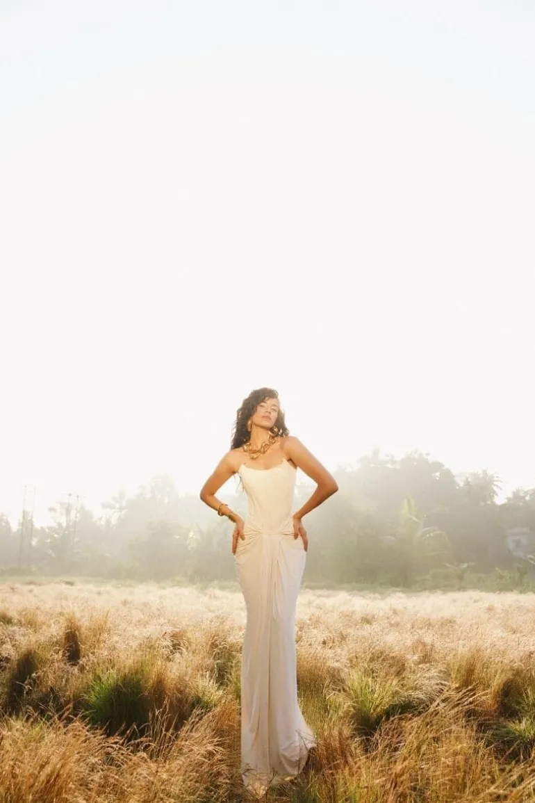 Dresses | Gowns<CULT MIA PEARL CORSET GOWN Ivory