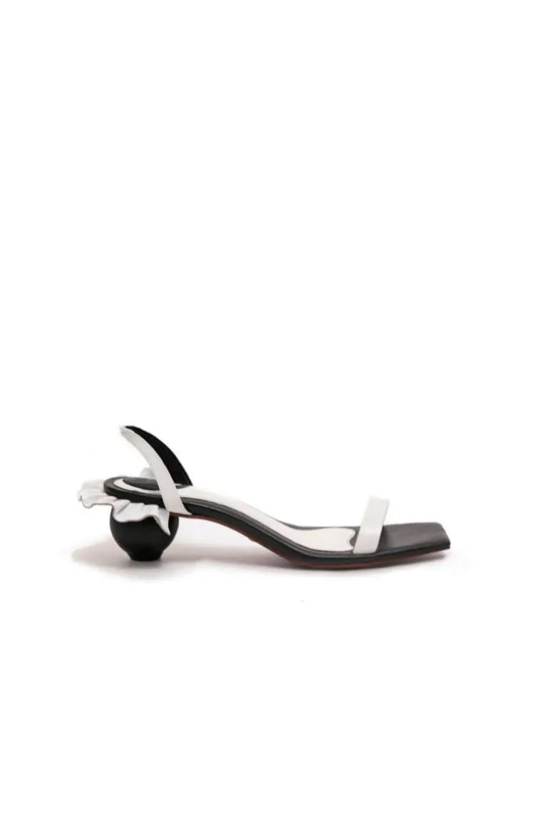 Heels<CULT MIA PENNY TWO-TONE SANDALS Black