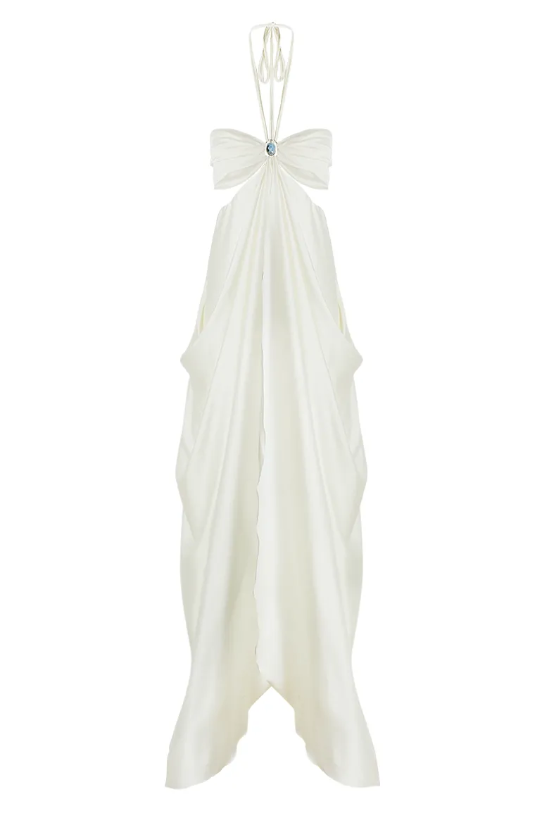 Dresses | Midi Dresses<CULT MIA PEÑON OFF-WHITE MIDI DRESS Off White