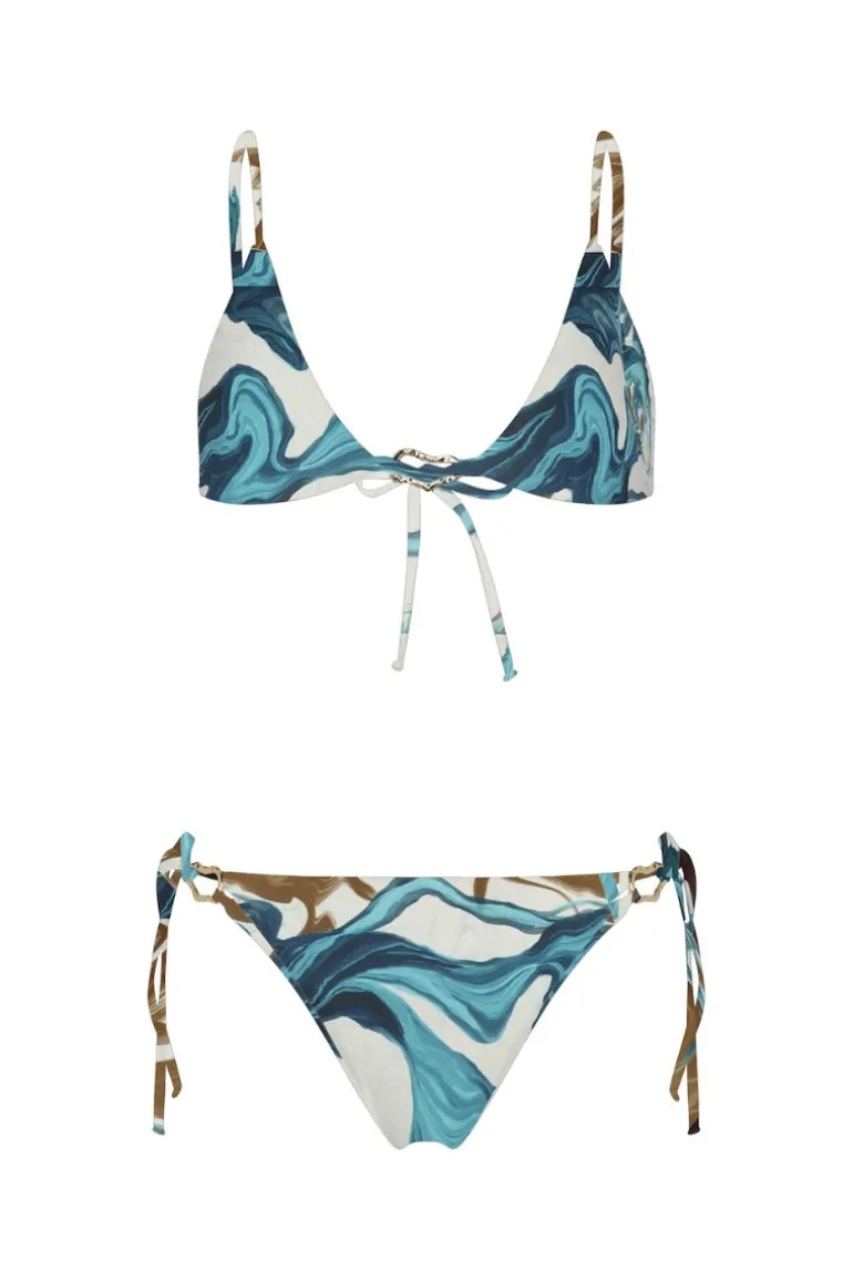 Swimwear<CULT MIA PETALO BIKINI SET Olas Verde