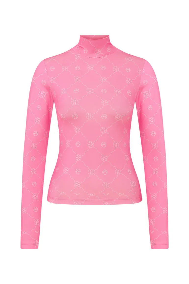 Tops<CULT MIA PETITE BLOSSOM TOP Pink