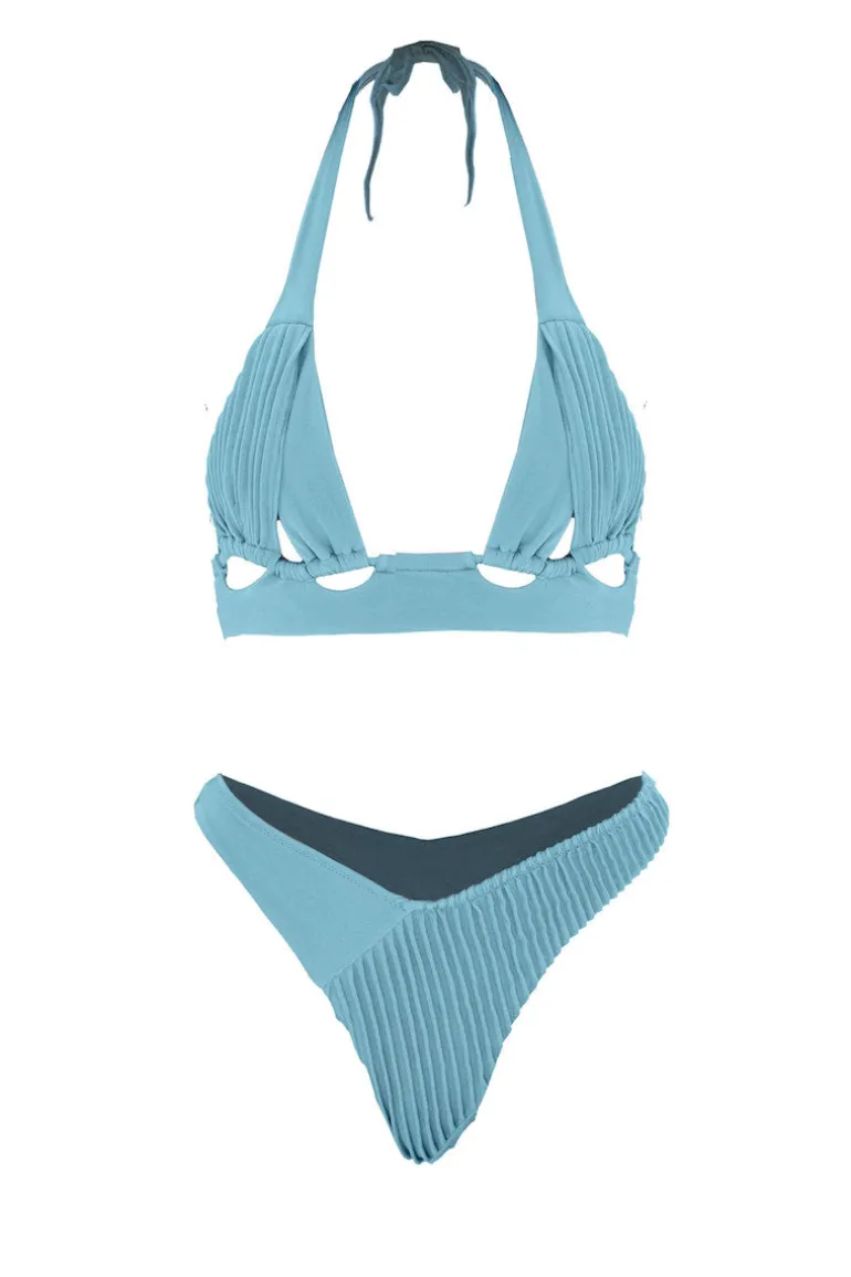 Swimwear<CULT MIA PHOEBE BLU BIKINI Blue