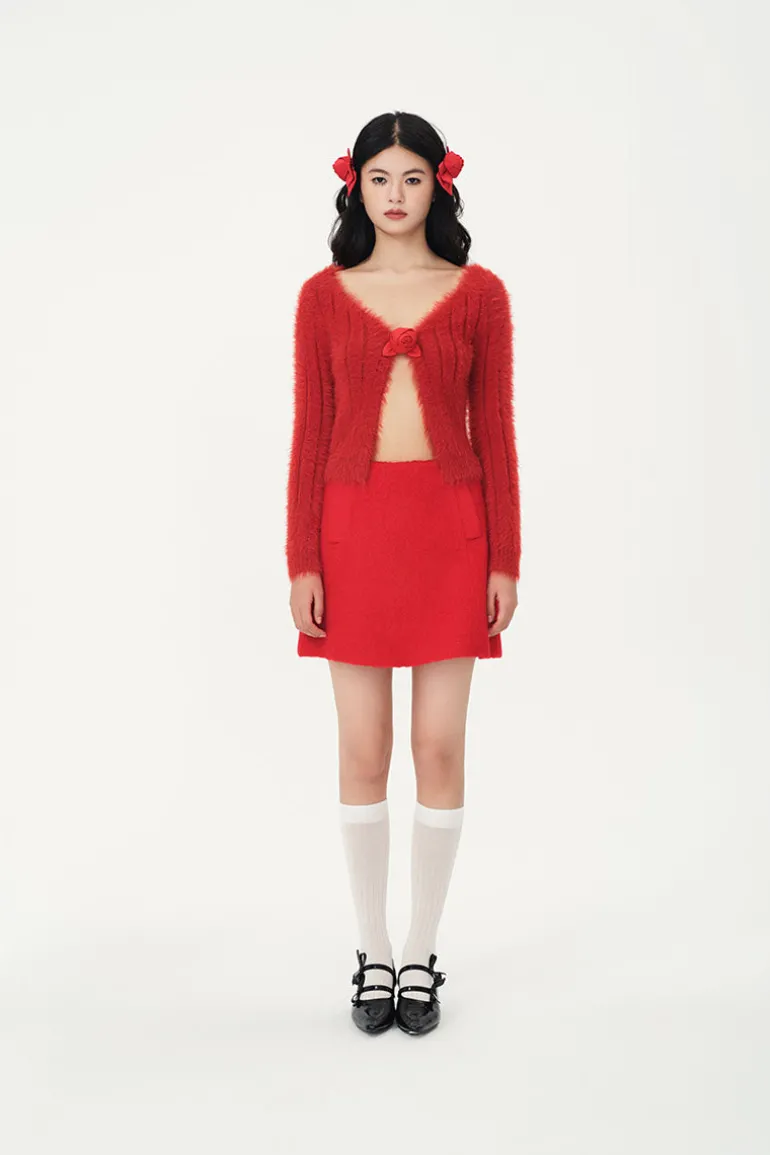 Skirts<CULT MIA PHOEBE SKIRT Red