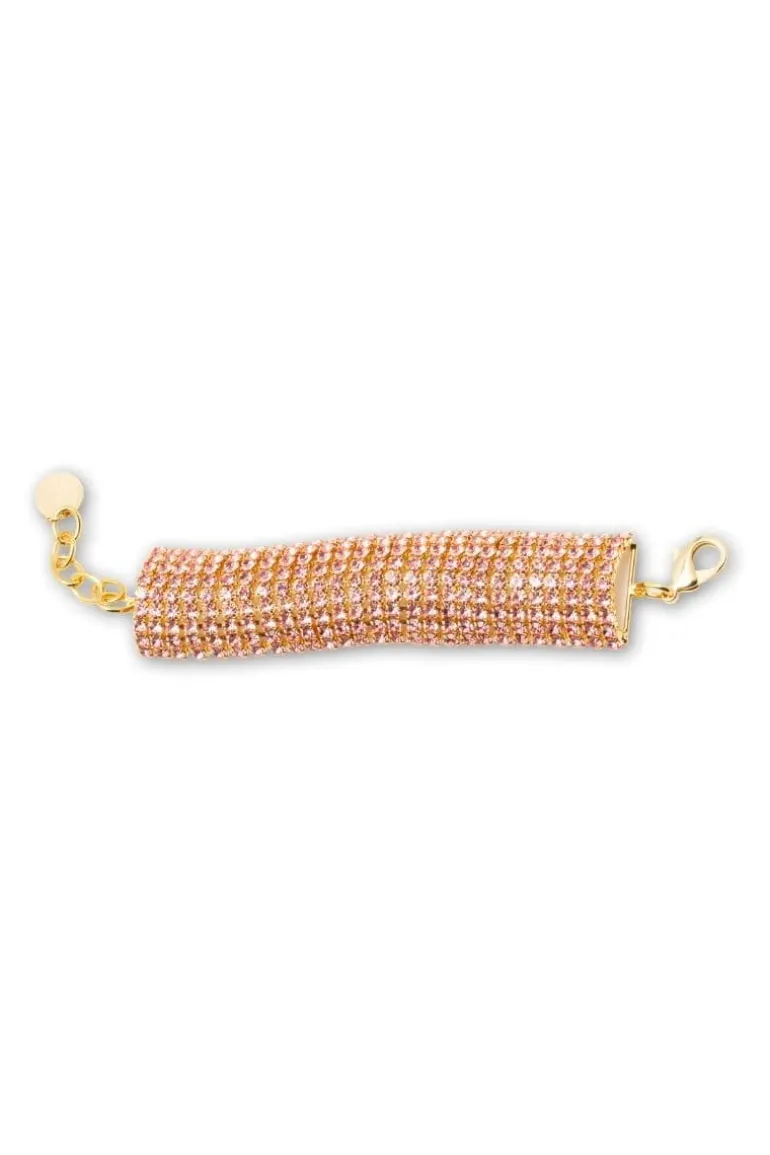 Bracelets<CULT MIA CRYSTAL EMBELLISHED BRACELET Pink