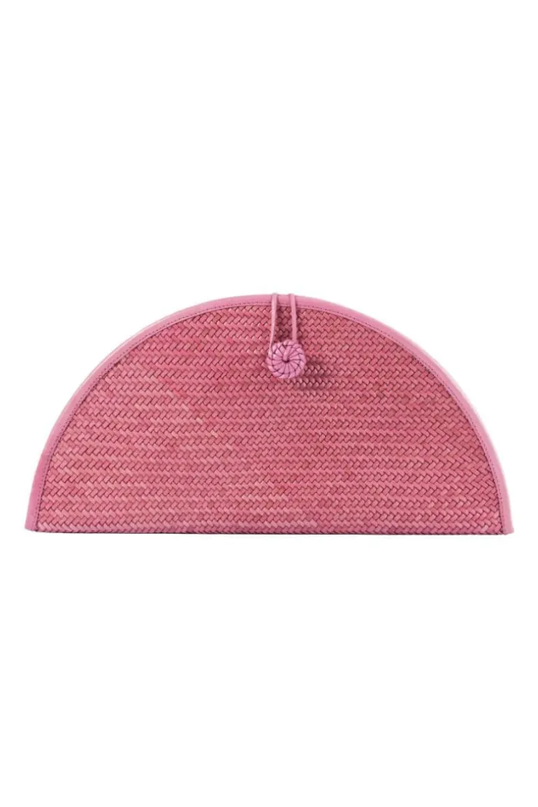 Clutch Bags<CULT MIA LA BARCA LEATHER CLUTCH Pink