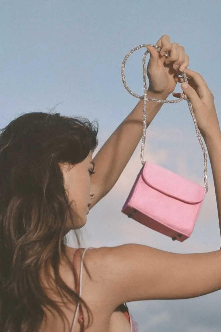 Top Handle Bags<CULT MIA MINI LOOP BAG Pink