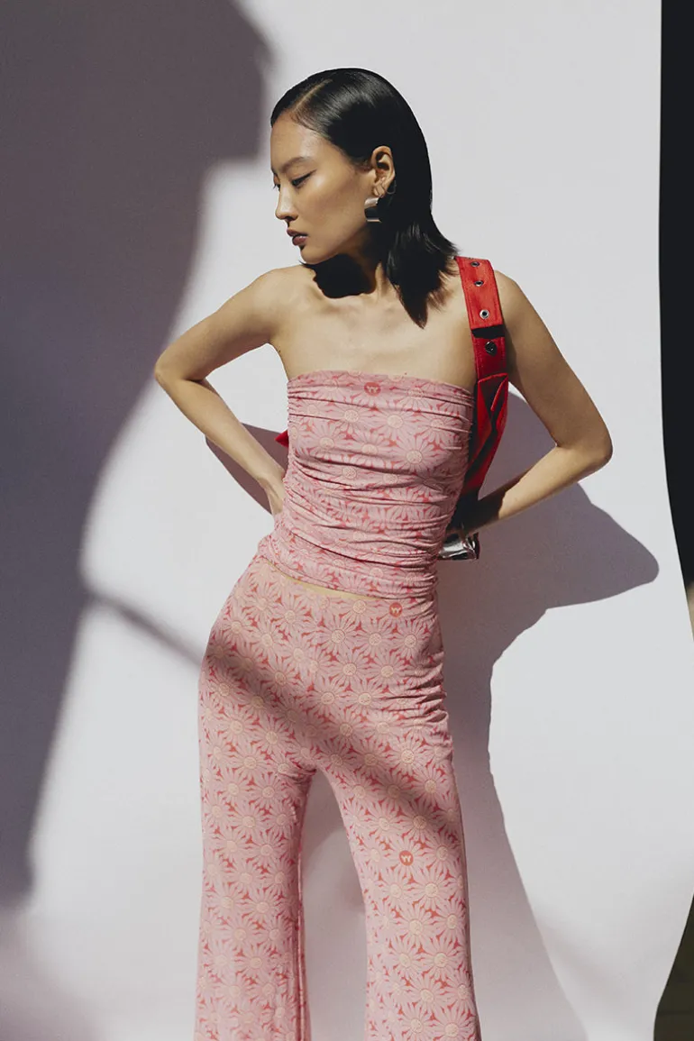 Tops<CULT MIA PRINT TOP Pink