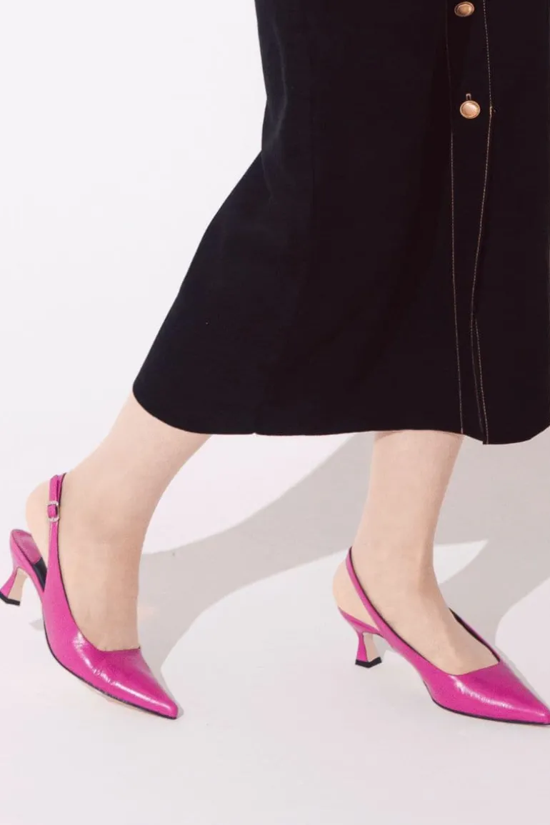 Heels<CULT MIA ROSE SLINGBACK HEELS Pink