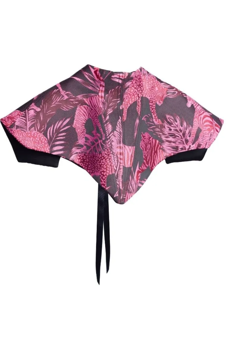 Jackets<CULT MIA PINK SAFARI COLLAR Pink/Black