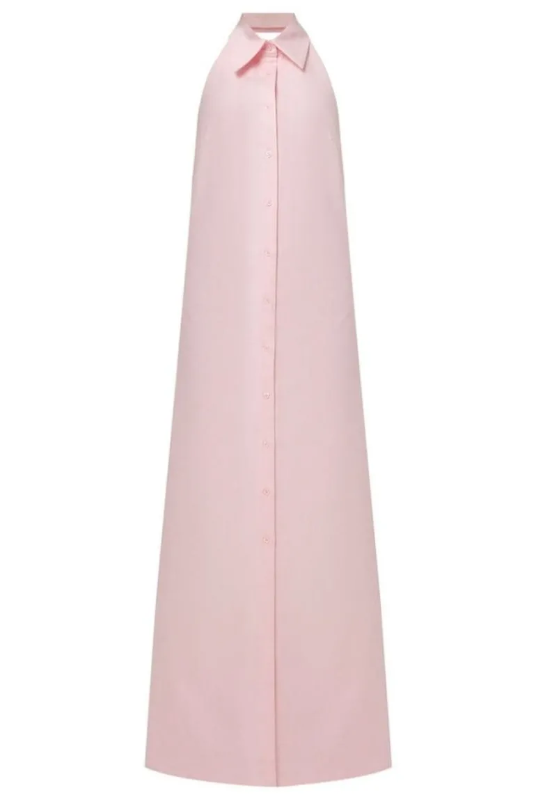 Dresses<CULT MIA PINK SHIRT MAXI DRESS Light pink