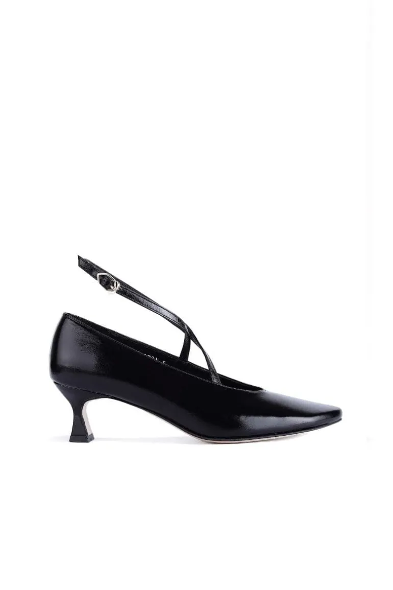 Heels<CULT MIA PISA X-STRAP HEELS Black