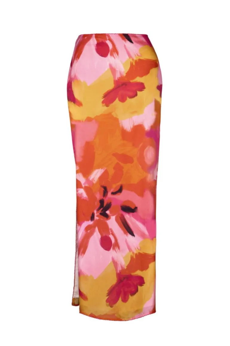 Skirts<CULT MIA POLEN MAXI SKIRT IN PRINT Anturio