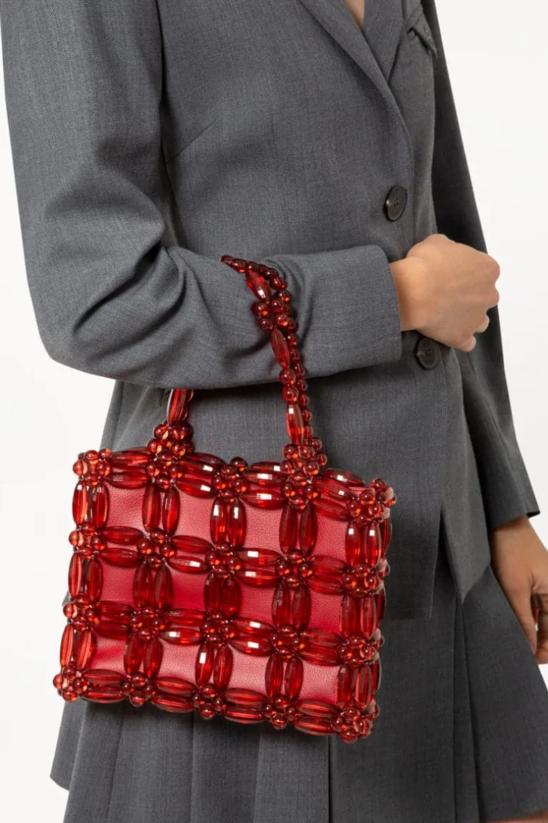 Top Handle Bags<CULT MIA MARISHA TOTE Pomegranate