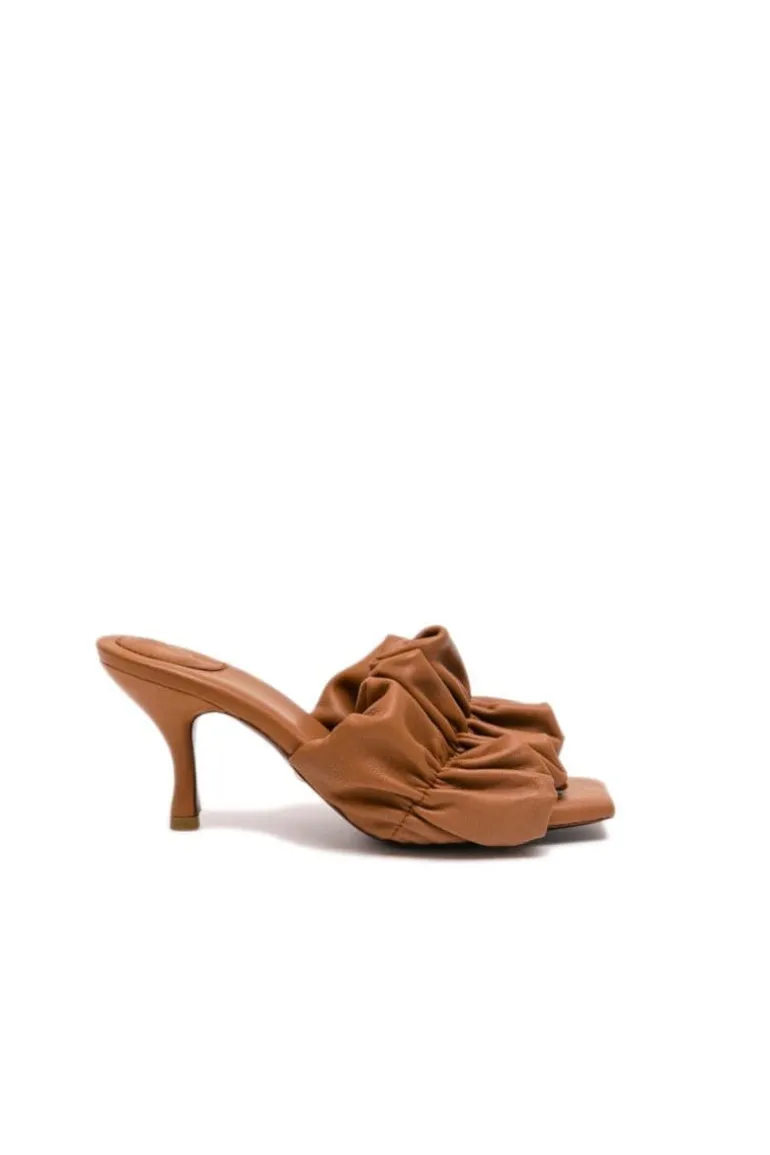 Heels<CULT MIA POPPY MULES Caramel