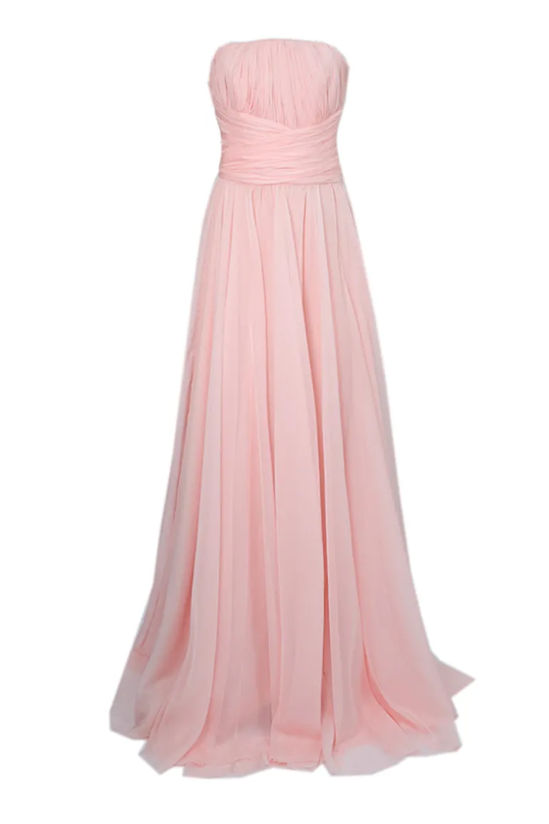 Dresses | Gowns<CULT MIA POWDER PINK CORSET DRAPED GOWN Light Pink