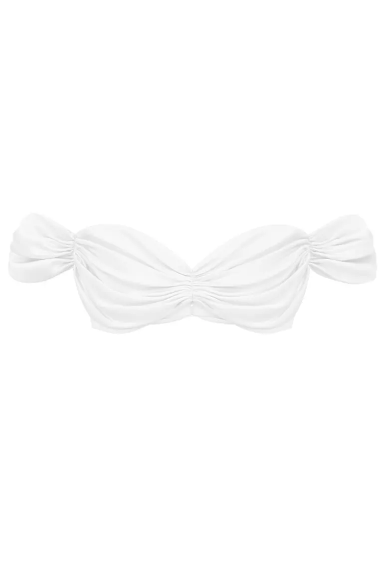 Tops<CULT MIA PRINCESS BRA IN Off White