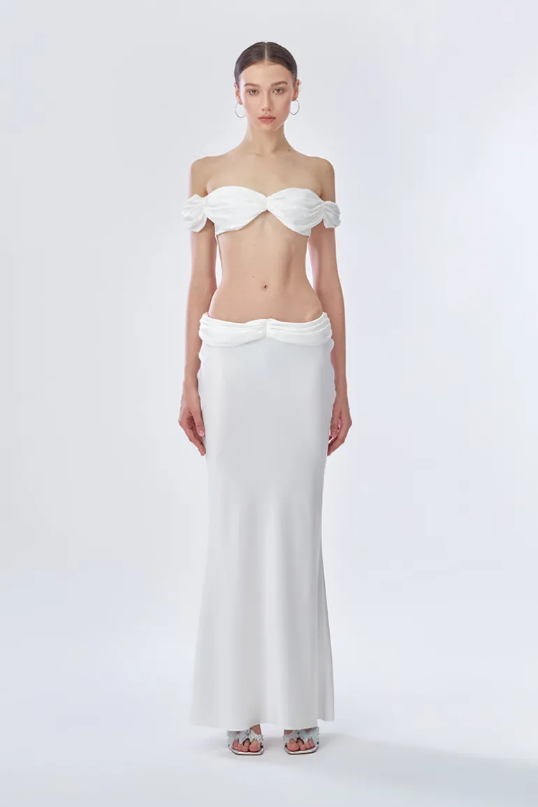 Tops<CULT MIA PRINCESS BRA IN Off White