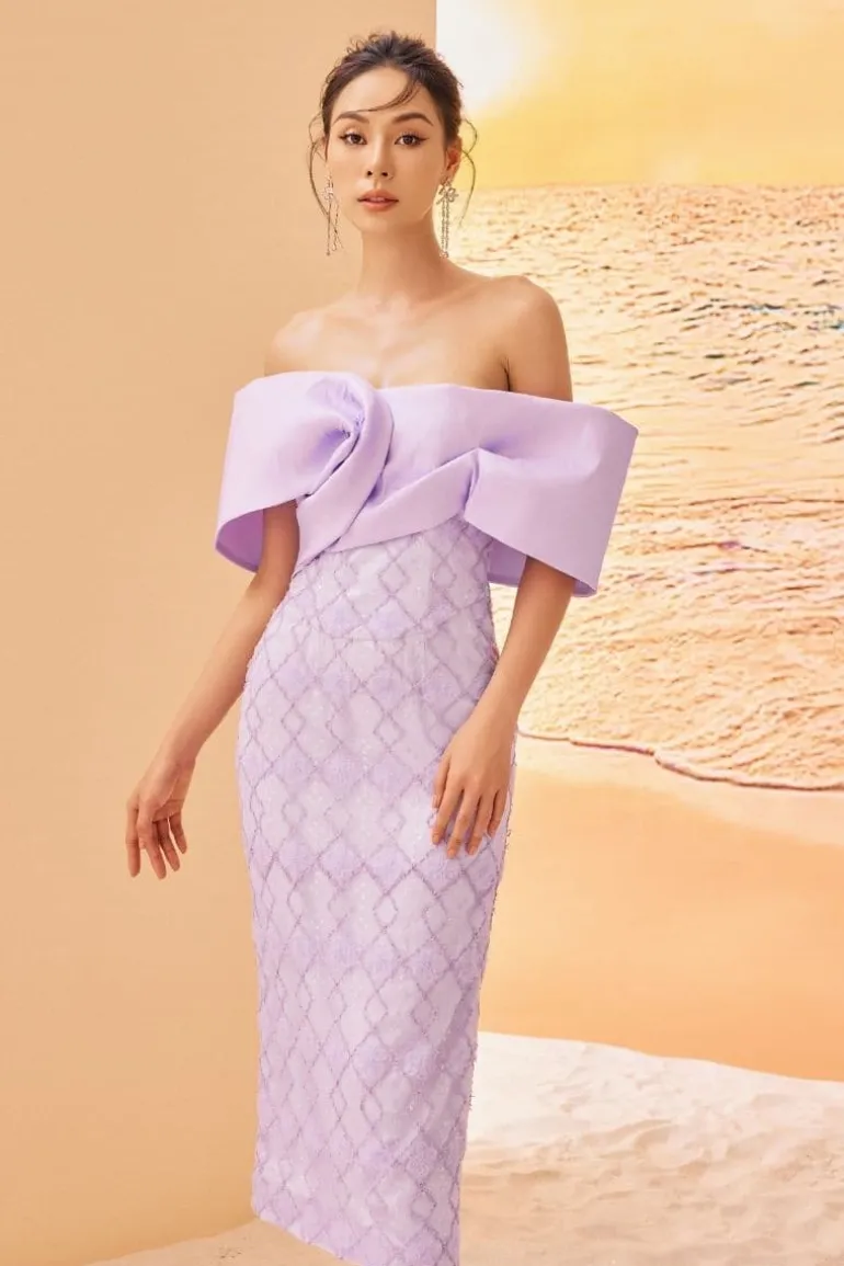 Dresses | Midi Dresses<CULT MIA GEORGY LACE BODYCON MIDI DRESS Purple
