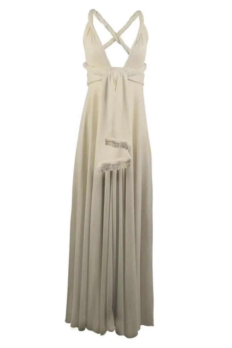 Jumpsuits<CULT MIA QUISQUEYA II ONE-SHOULDER JUMPSUIT Nude