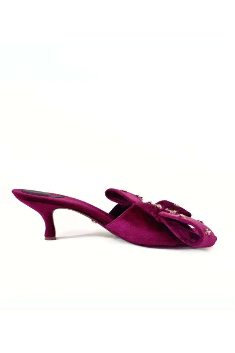 Heels<CULT MIA RAINA BOW HEELS Fuchsia