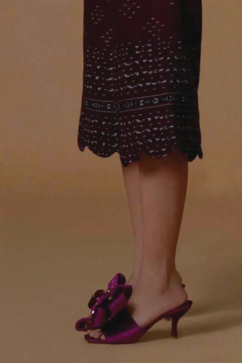 Heels<CULT MIA RAINA BOW HEELS Fuchsia