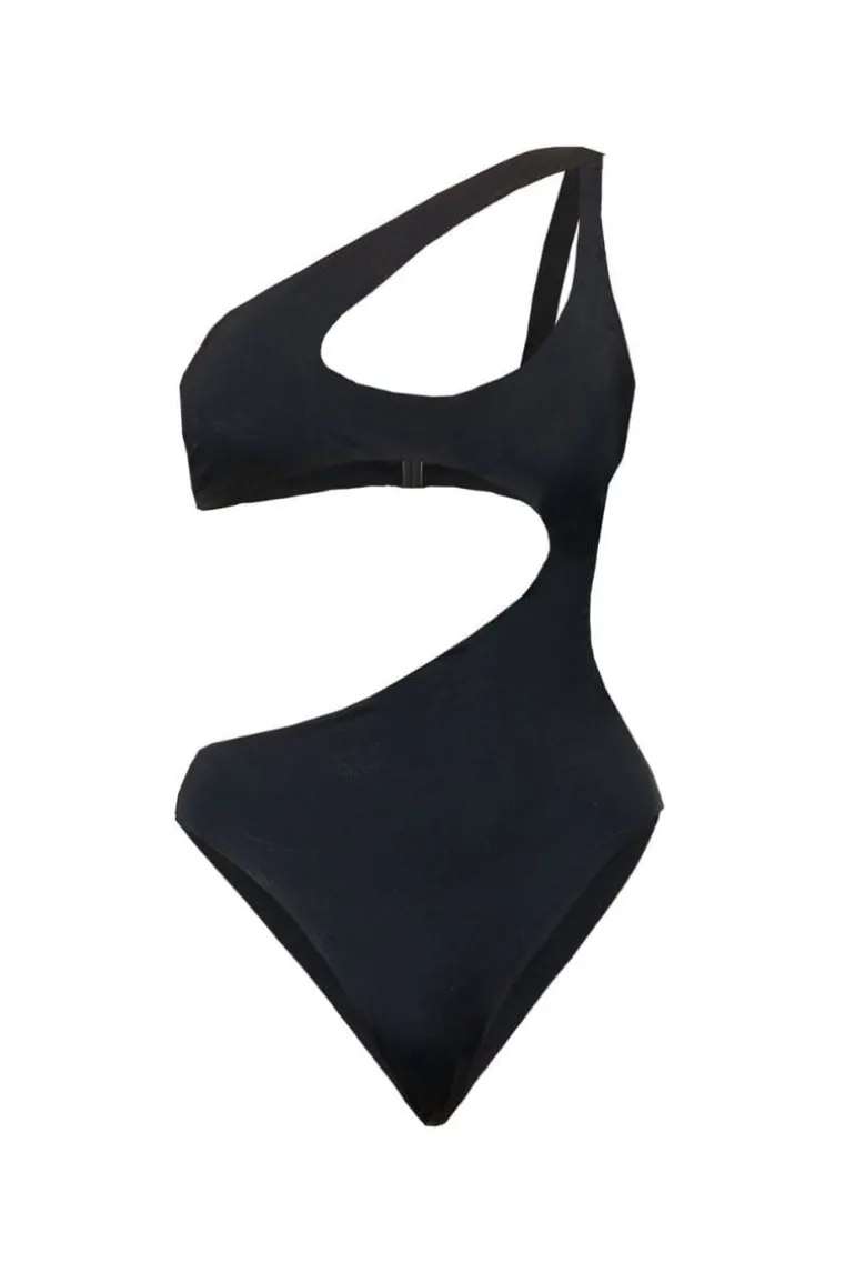 Swimwear<CULT MIA RANI ASYMMETRIC SWIMSUIT Black