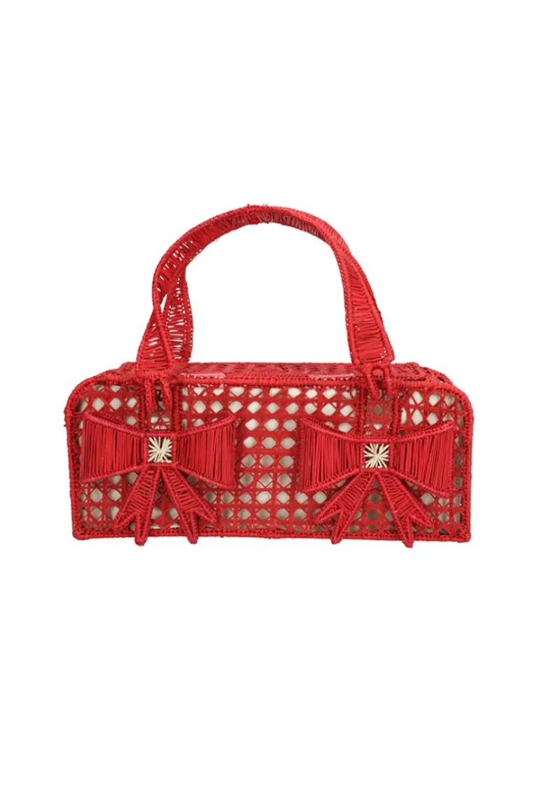 Top Handle Bags<CULT MIA BOWTASTIC TOP HANDLE BAG Red