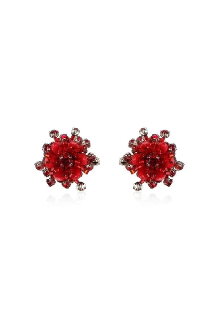Earrings<CULT MIA GELA EARRINGS Red