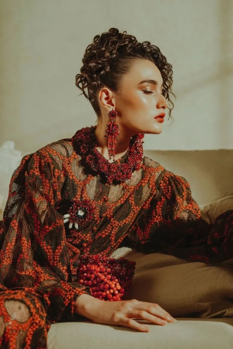 Necklaces<CULT MIA LILIES NECKLACES Red