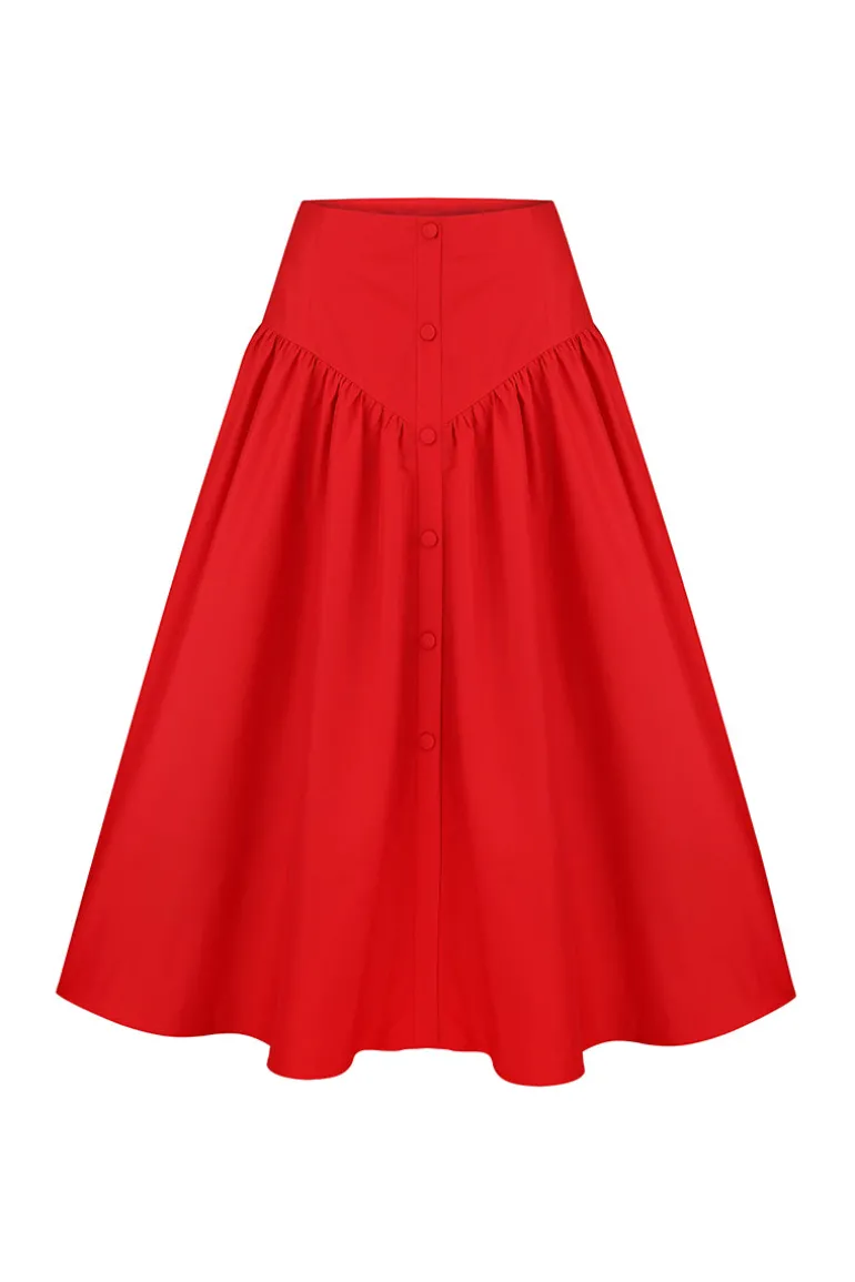 Skirts<CULT MIA PUFFY SKIRT Red