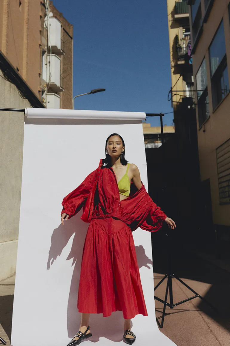Skirts<CULT MIA PUFFY SKIRT Red