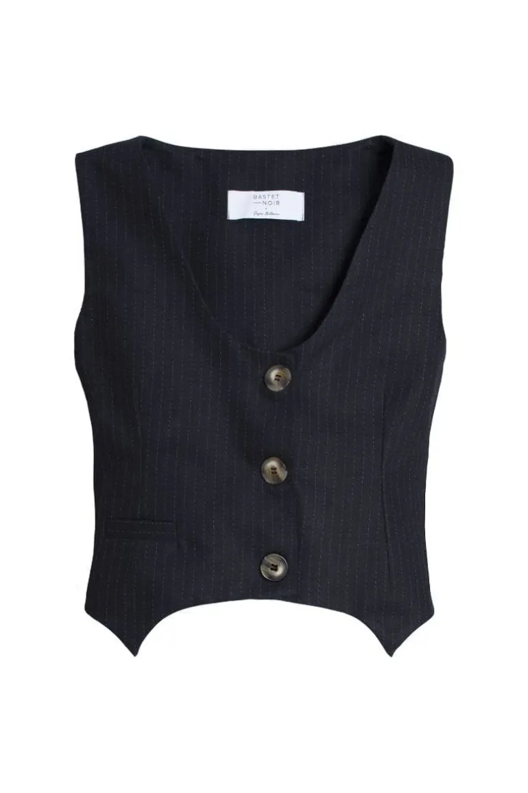 Tops<CULT MIA REESE VEST Dark navy blue