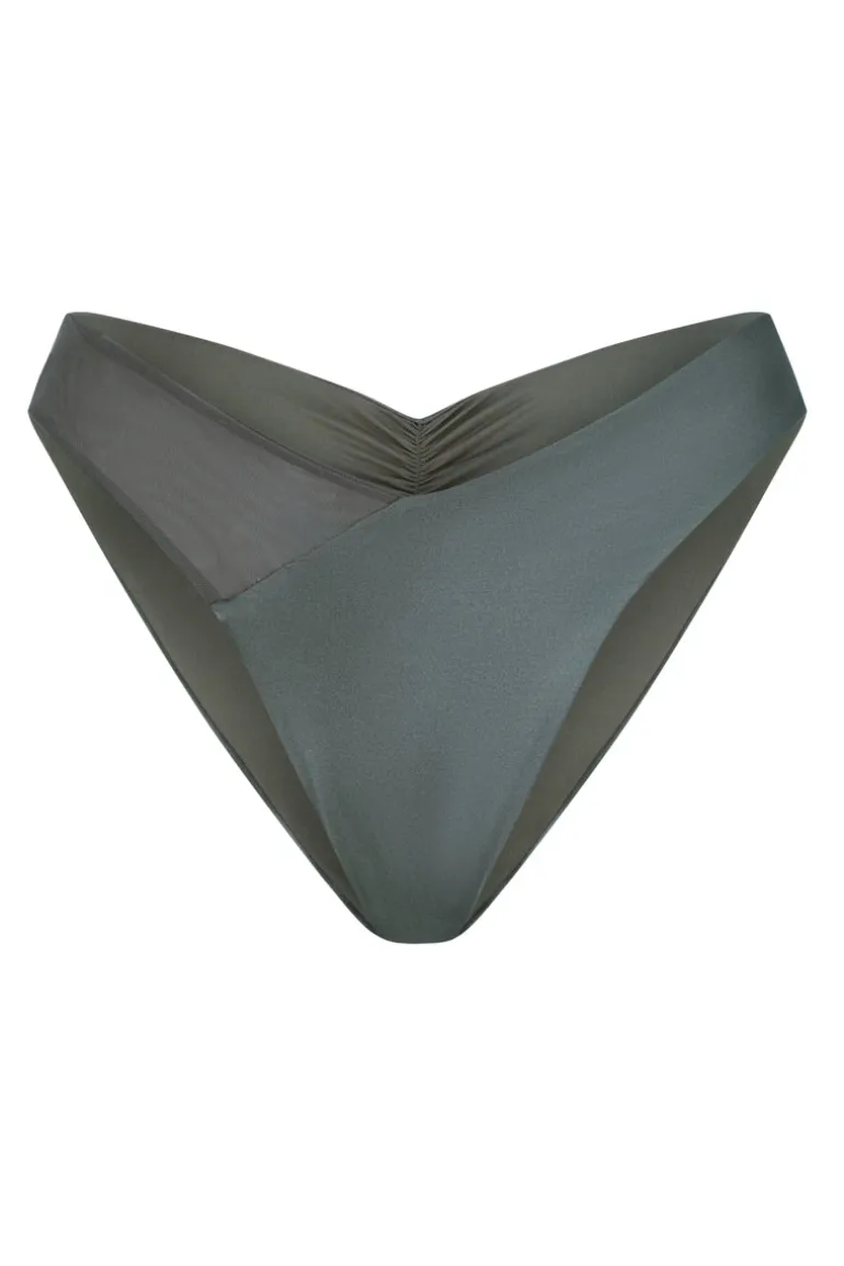 Swimwear<CULT MIA RINGED-UNDER BIKINI BOTTOM Dark Green