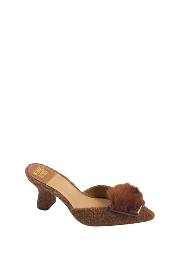 Heels<CULT MIA ROBERTA POINTED MULES Caramel