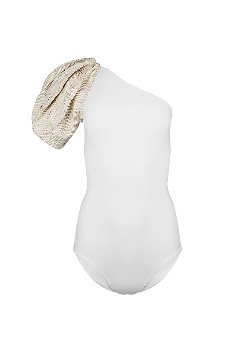Tops<CULT MIA ROBLE BODY White, Natural.