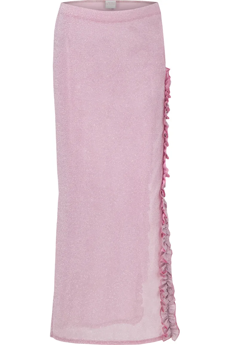 Skirts<CULT MIA ROSALIA COLUMN SKIRT Glimmer Pink