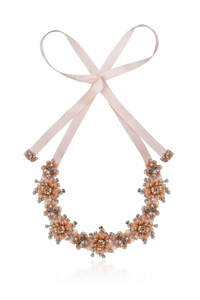 Necklaces<CULT MIA ROSE GELA RIBBON NECKLACE Gold