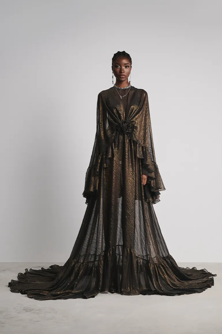 Dresses | Gowns<CULT MIA ROSE REVERIE GOWN IN BLACK Multicolor