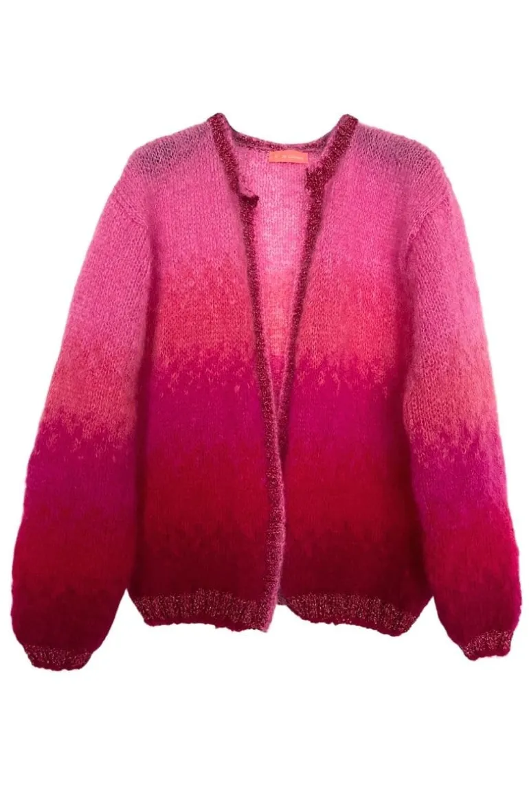 Knitwear<CULT MIA TIE&DYE MOHAIR GILET Rose