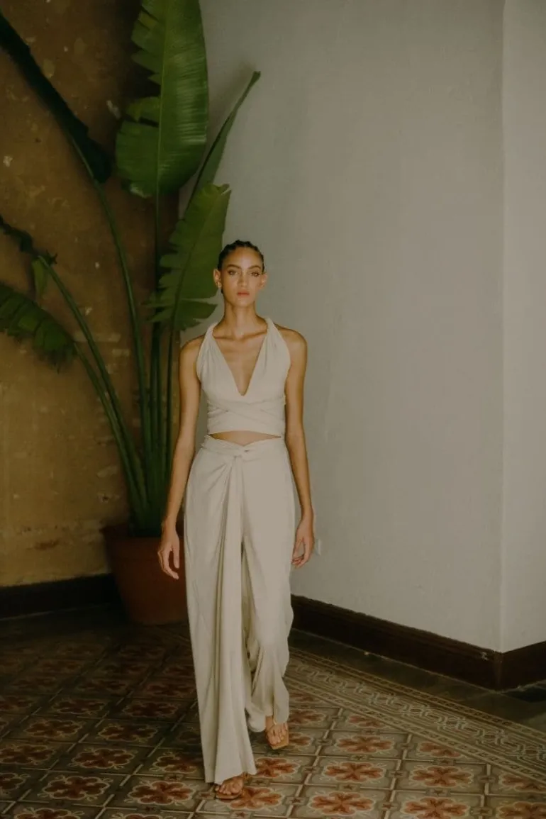 Pants<CULT MIA SABANA II WRAP PANTS Nude