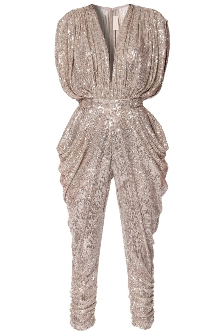 Jumpsuits<CULT MIA SADDIE JUMPSUIT Champagne