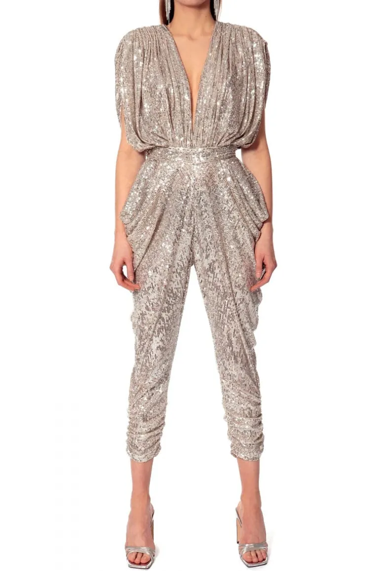 Jumpsuits<CULT MIA SADDIE JUMPSUIT Champagne