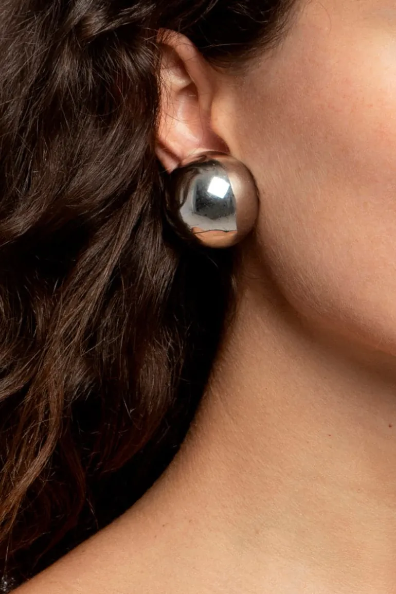 Earrings<CULT MIA SADE CHUNKY EARRINGS Silver