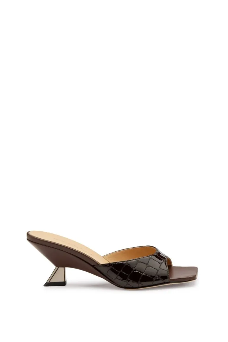 Sandals<CULT MIA SANDALO ALYSSA HEELS Moka