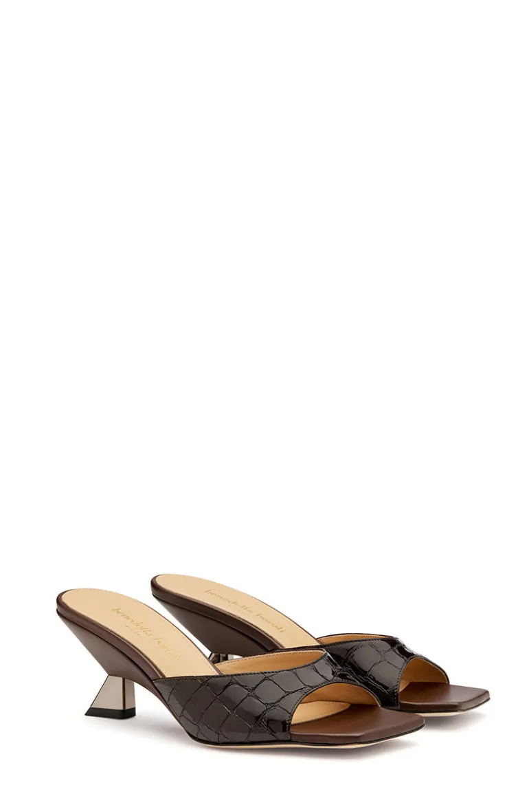 Sandals<CULT MIA SANDALO ALYSSA HEELS Moka