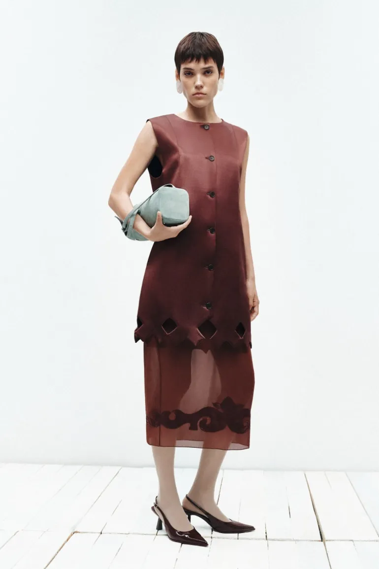 Skirts<CULT MIA SANDRYK SKIRT IN Brown