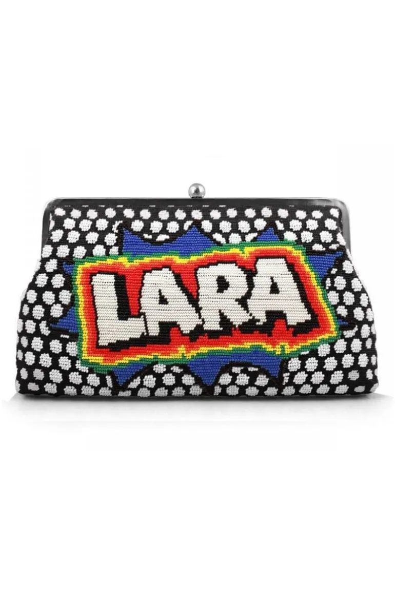 Clutch Bags<CULT MIA SAY MY NAME POP BIG CLUTCH Black