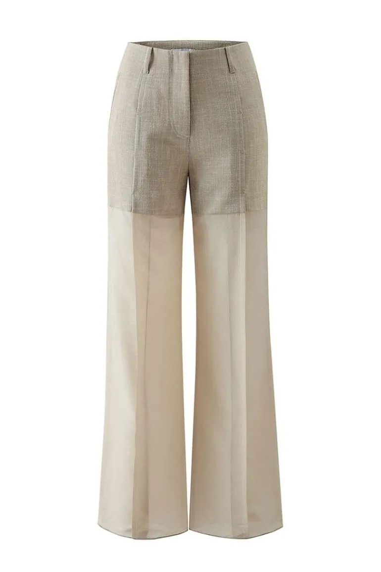 Pants<CULT MIA SEMI TRANSPARENT PANTS Beige