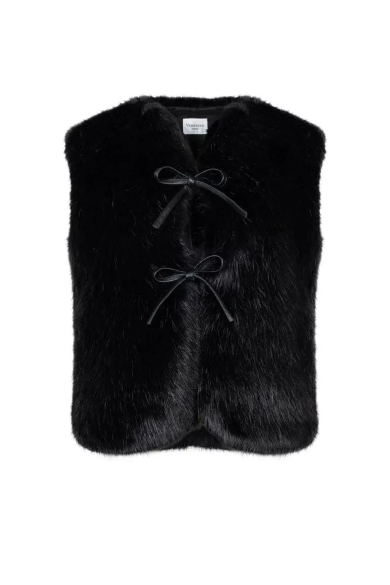 Jackets<CULT MIA SERENA GILET Black